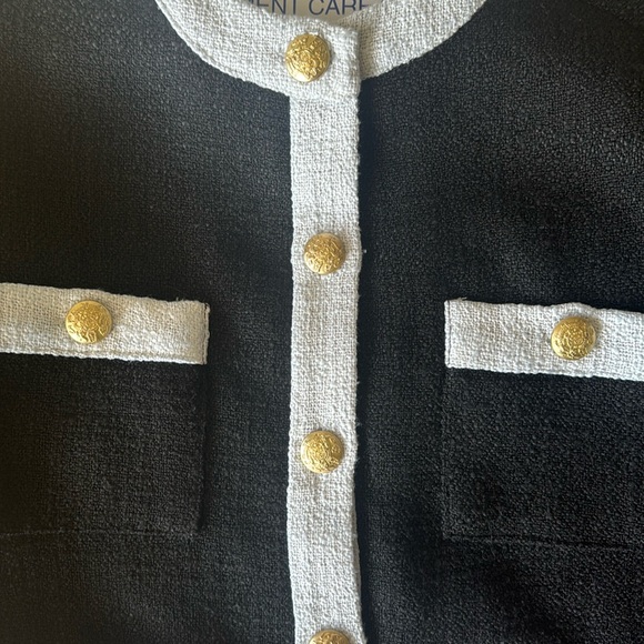 Anthropologie Colorblock Tweed Coatigan - Picture 6 of 14